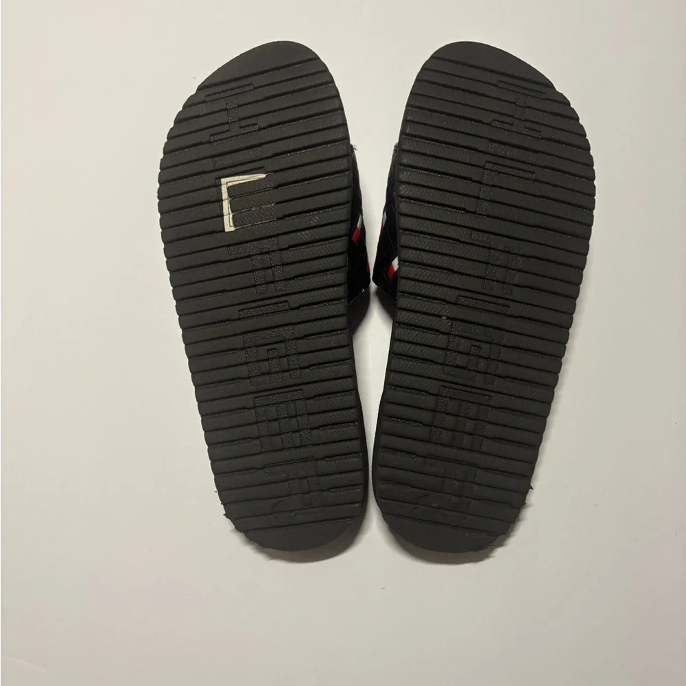Tommy‎ Hilfiger Boys Black Slides